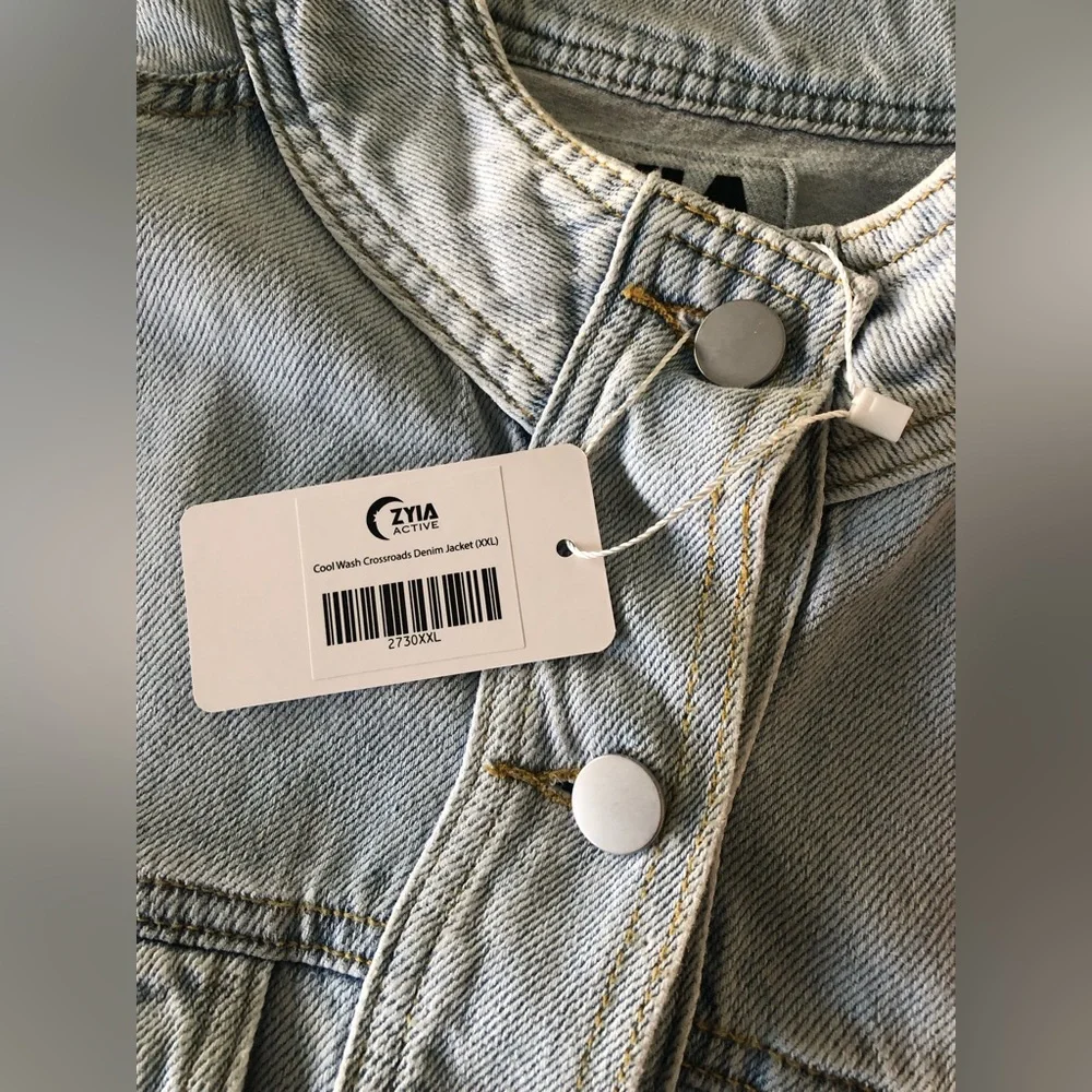 Zyia | Crossroads Denim Jacket | Cool Wash | Women’s XXL | NWT - Picture 5 of 8